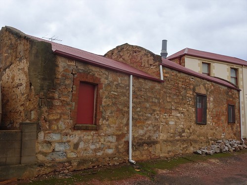 Kapunda. Stables and sheds behind the Prince of Wales Hotel. The hotel was established in 1858.