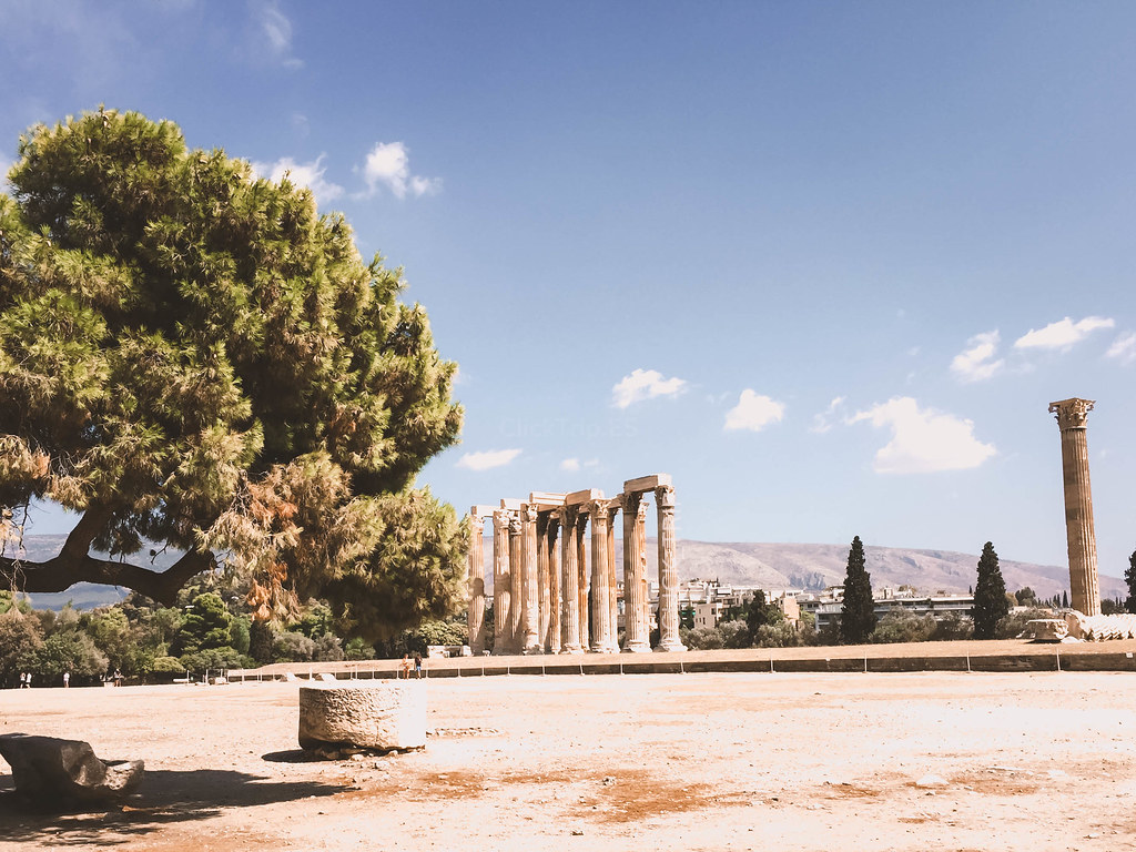 · Templo de Zeus · Ruta por Grecia ·