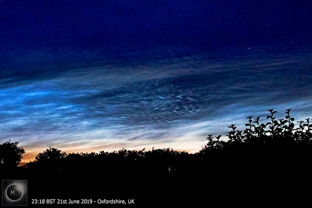 Noctilucent Clouds from Oxfordshire 21/06/19