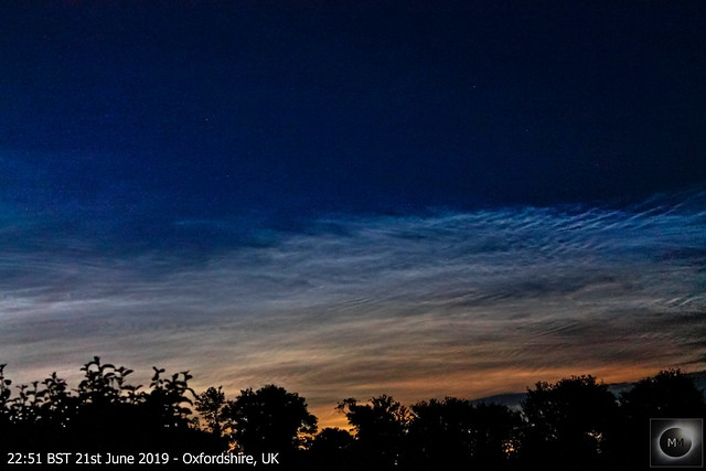 Noctilucent Clouds from Oxfordshire 21/06/19