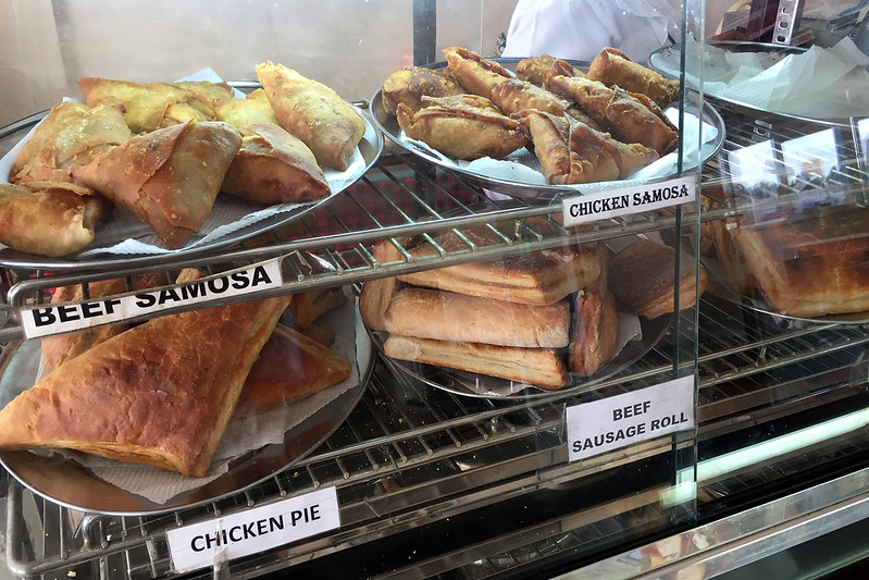 Hot snacks at Zanzibar Airport
