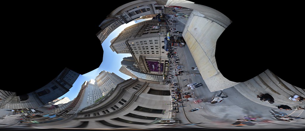 Extremely failed Wall Street panorama