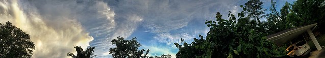 Sky Panorama After a Rainstorm | Red Oak Park Neighborhood | Marietta, Georgia