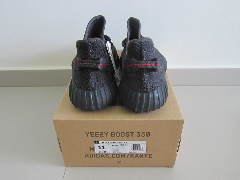 Yeezy Boost 350 v2 (Black) - With Box - Back