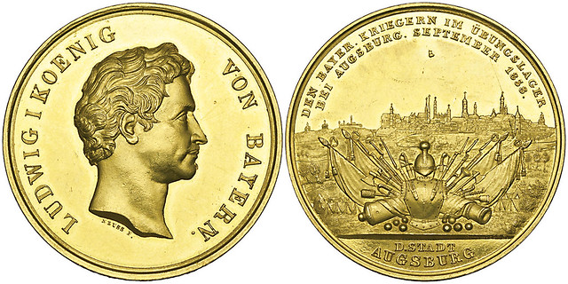 1838 Germany Ludwig I Gold Medal