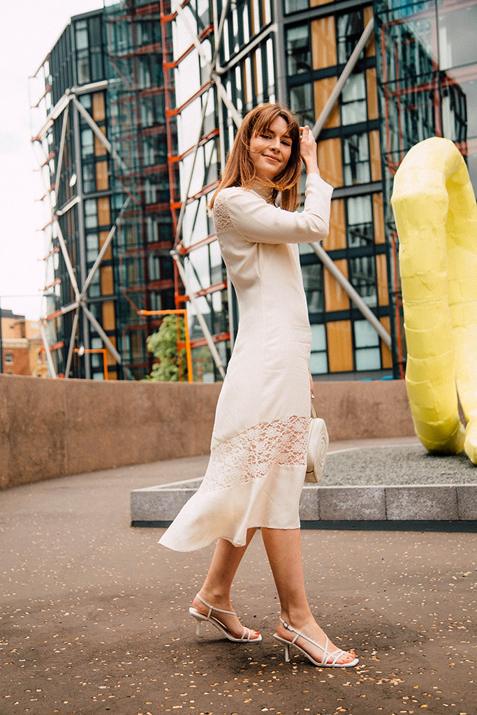 Finery London Ivory Beladonia Dress | London Fashion Blogger 