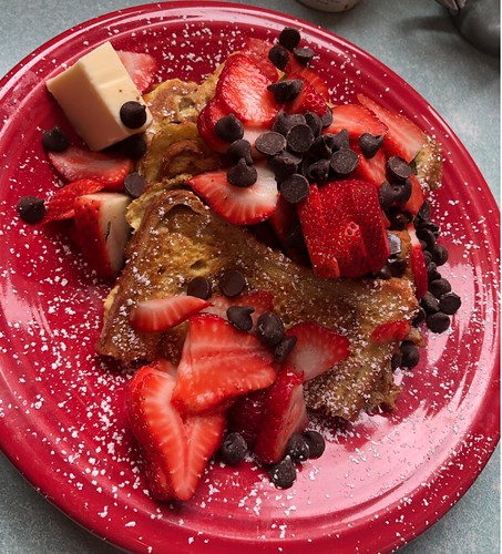 Strawberry and Chocolate French Toast. From 7 Tips for Making the Most of Your Visit to the Monterey Bay Aquarium