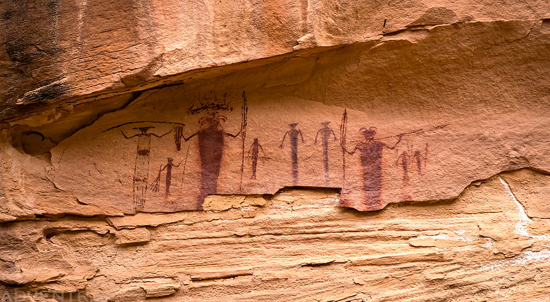 Barrier Canyon Style Pictographs