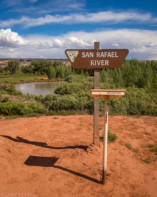 San Rafael River Sign