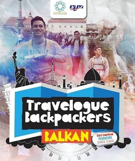Poster Travelogue Backpakers Balkan