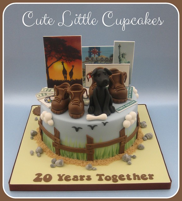 Anniversary Cake & Cupcakes