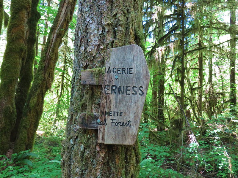 Menagerie Wilderness sign