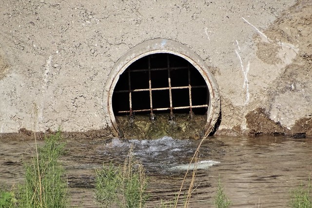 20190624 Reclaimed Water releaase into the Santa Cruz River Bed