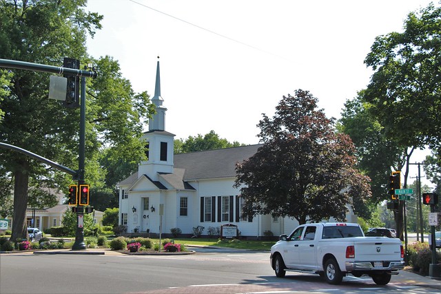 Main Street and The First Baptist Church