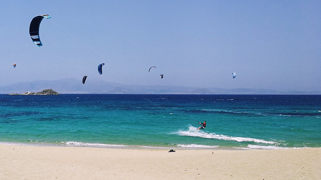 Kitesurfing Naxos
