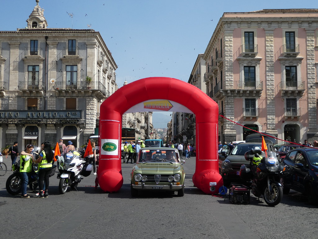 Giro Sicilia Car Rally in Catania, Sicily 