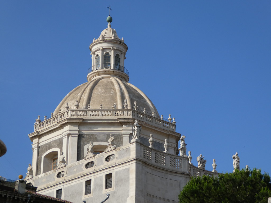 The Dome of the Badia di Sant'Agata, Catania, Sicily 