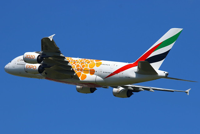 Emirates Airbus A380-861 