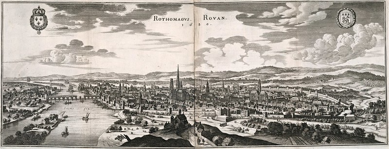 Kasper Merian (1593-1650) - Rothomagus Rouan (1620)