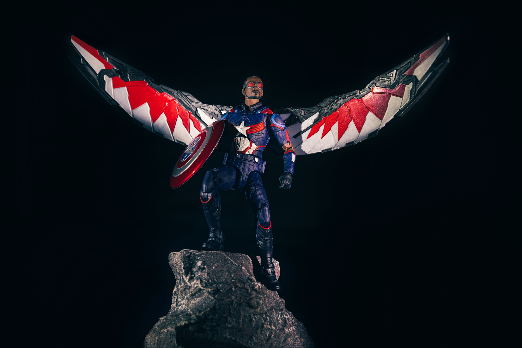 Custom Marvel Legends Falcon Captain America ActionFigures