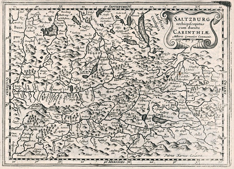 Johannes Cloppenburg (1592-1652) - Saltzburg Archiepiscopatus cum Ducatu Carinthiae (1636)