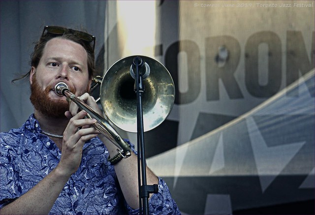 Chris Butcher and the double reunion. One of the Heavyweights. Toronto Jazz Festival 2019, Day 1.