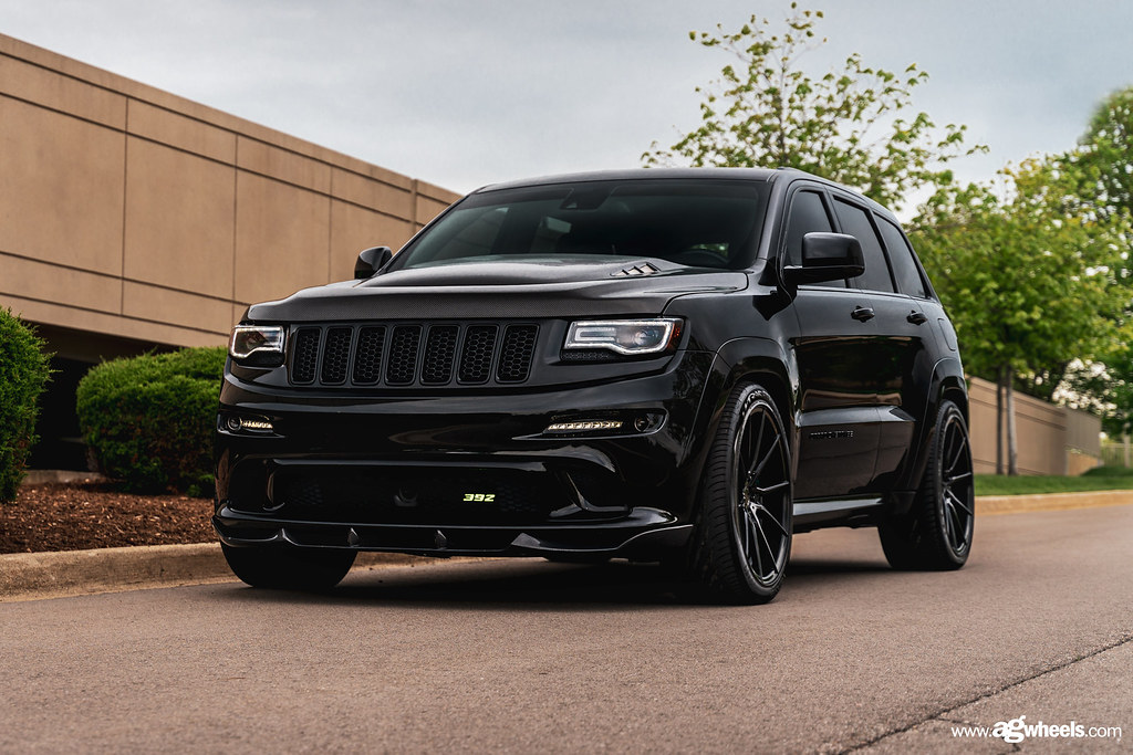 Jeep Grand Cherokee Srt M652 Gloss Black Avant Garde Wheels Flickr