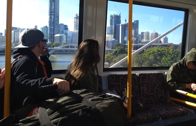 Brisbane from a train