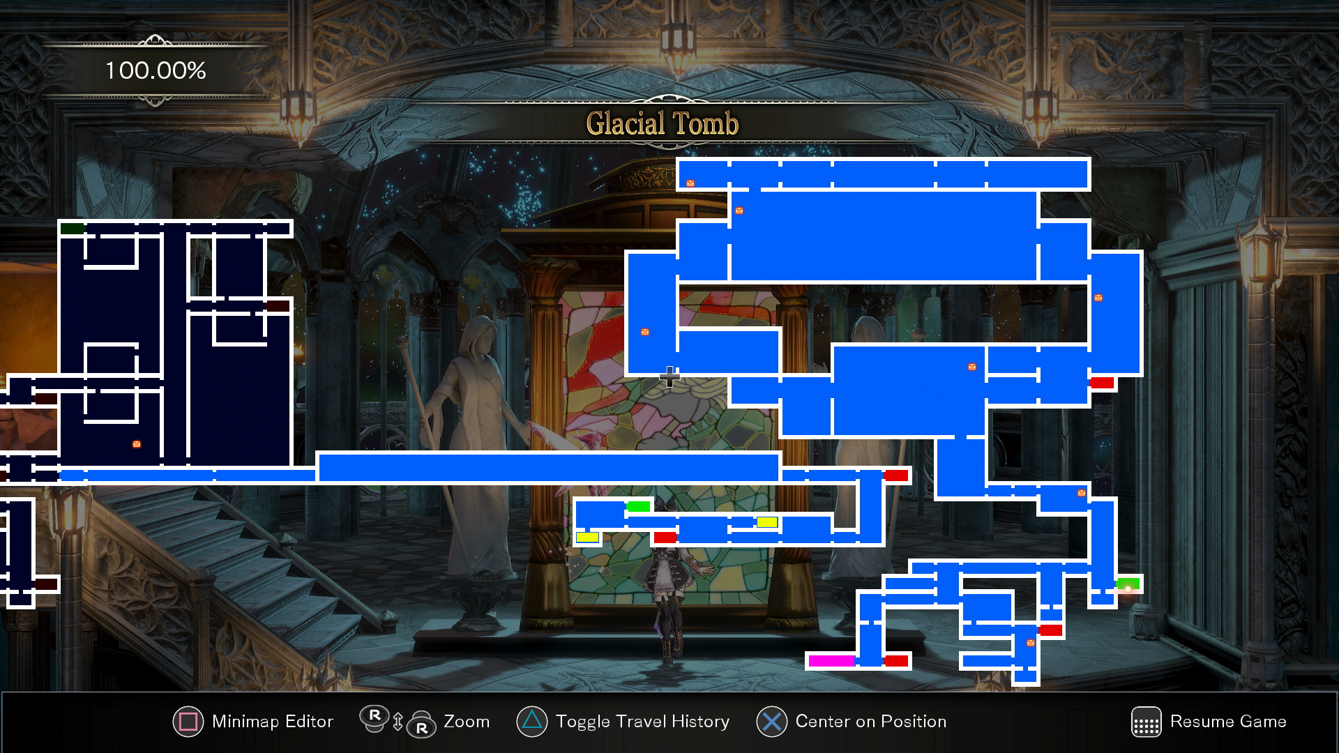 Bloodstained: Ritual of the Night - Map Overview.
