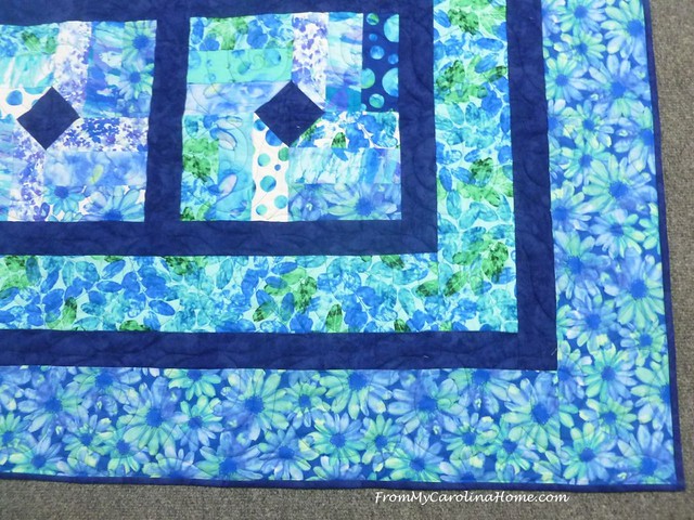 Blue Hurricane Quilt at FromMyCarolinaHome.cm