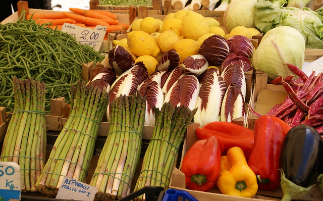 Rom, Campo de' Fiori, Markt, Gemüse (market, vegetable)