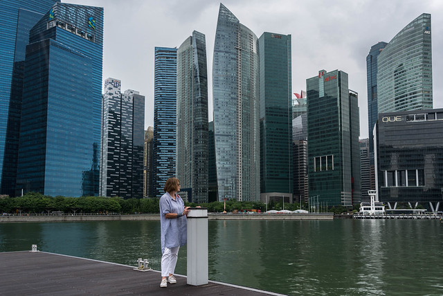 Sue and Financial District Buildings, Marina Bay, Singapore