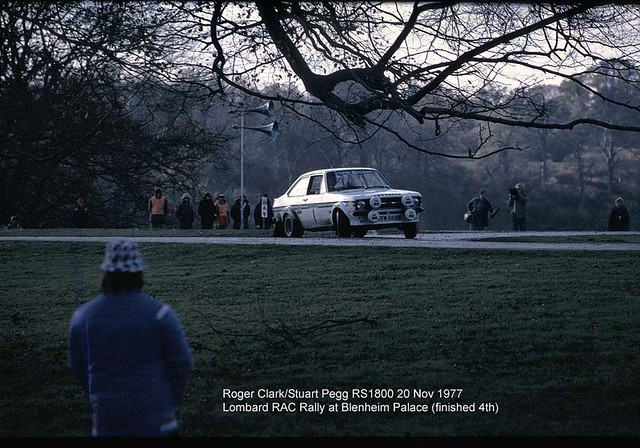 Lombard RAC Rally, Blenheim Palace, 1977