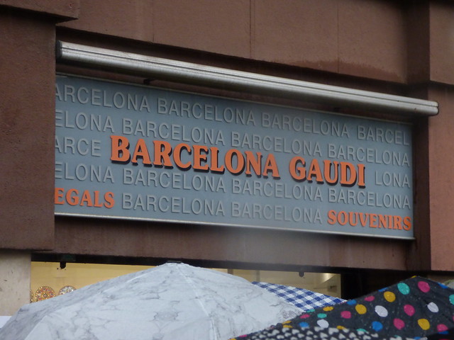 Barcelona Gaudi Souvenirs - Carrer de Mallorca, Barcelona