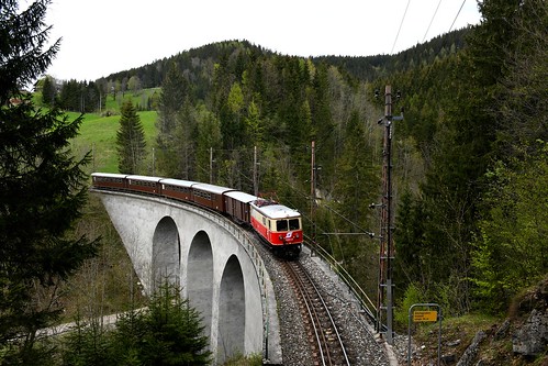 mariazellerbahn mzb gösing mostviertel niederösterreich gösinggraben viadukt növog e14 1099 109914 spantenwagen sonderzug sonderfahrt fotozug tanago telegraphenleitung d850