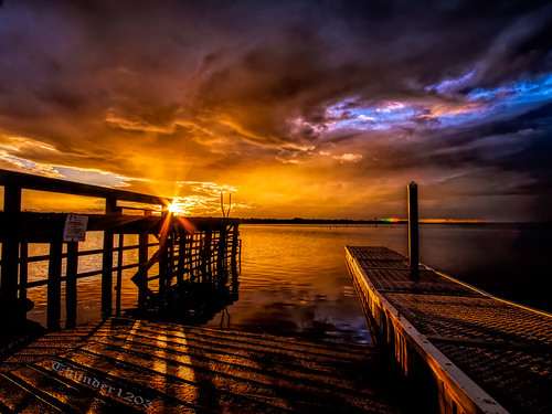 seascape clouds sunrise canon landscape australia victoria colourful hdr hdrphotography blindbight canonaustralia pier jetty fishingspot