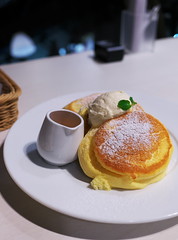 Pancakes with Whipped Butter