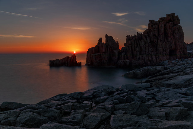 Sunrise at the rocks of Arbatax - Sardinia
