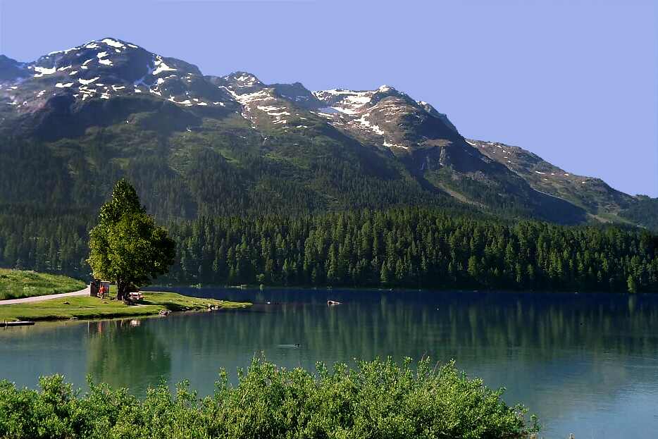 Il lago di St. Moritz