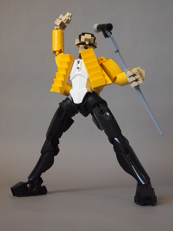 Freddy Mercury For Lego Action Figure 