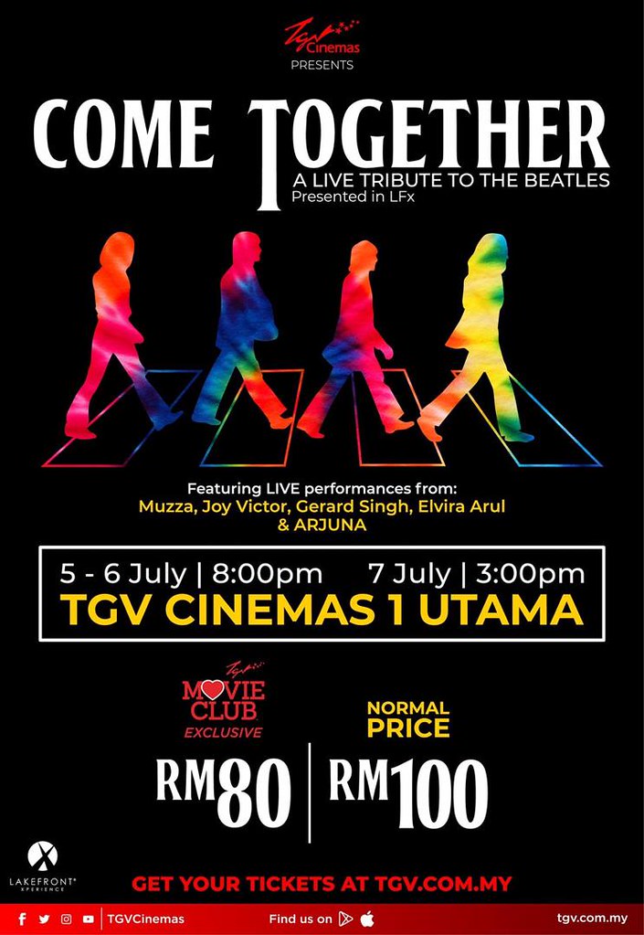 Come Together - A Live Tribute To The Beatles Exclusively At Tgv Cinemas