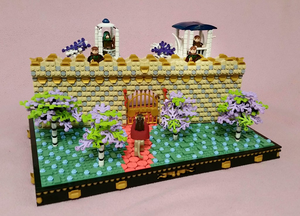 The Elven Gate (custom built Lego model)