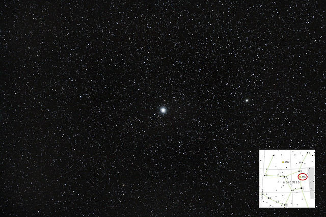 M 13 Hercules Globular Cluster taken by standard camera