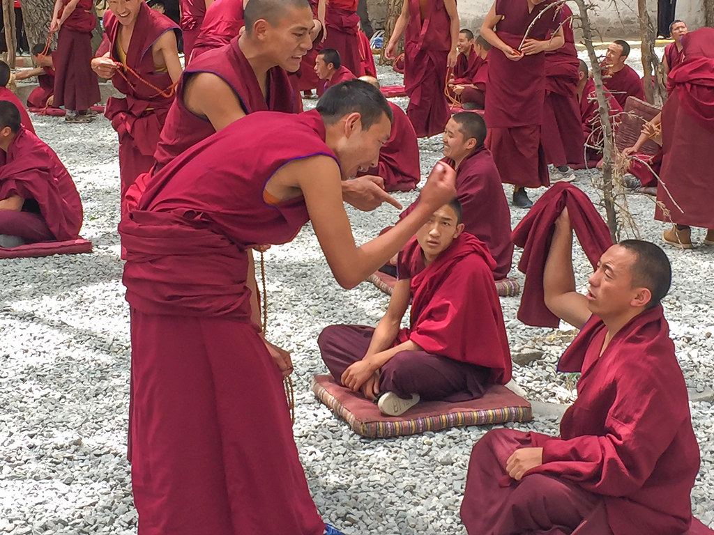 Debating Monks @ Sera Monastery སེ་ར་དགོན་པ  色拉寺  - Lhasa Tibet-0514