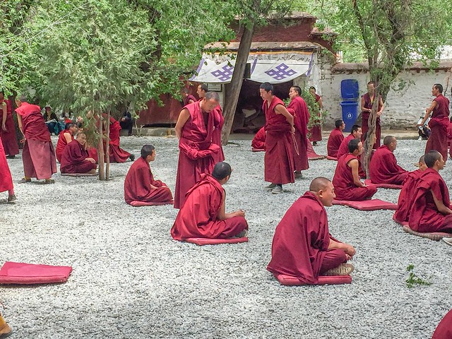 Debating Monks @ Sera Monastery སེ་ར་དགོན་པ  色拉寺  - Lhasa Tibet-0500