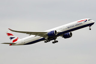 British Airways first A350-1000 takes the skies !
