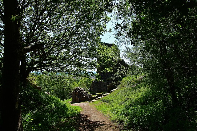 Path on the way to Beeston Castle