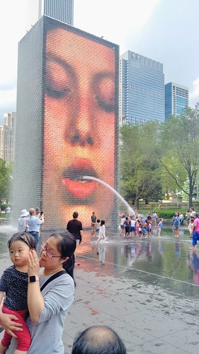 Chicago - Milleniumn Park Fountain