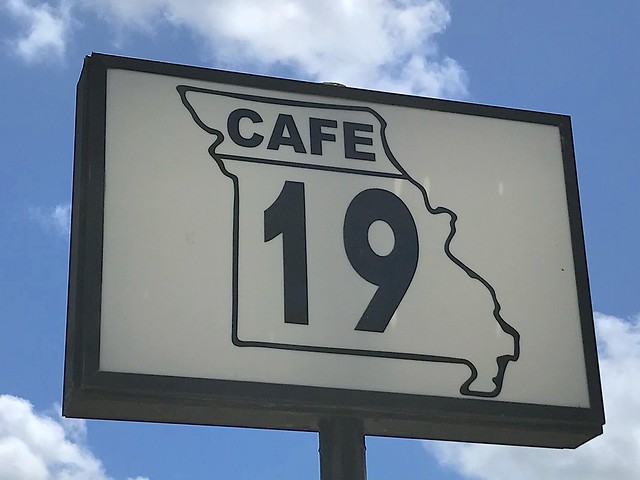 Cafe 19 Sign