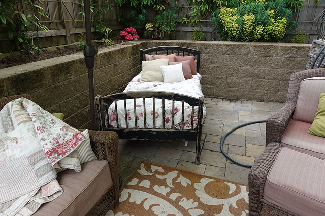 Bed on the Patio, Brilliant!